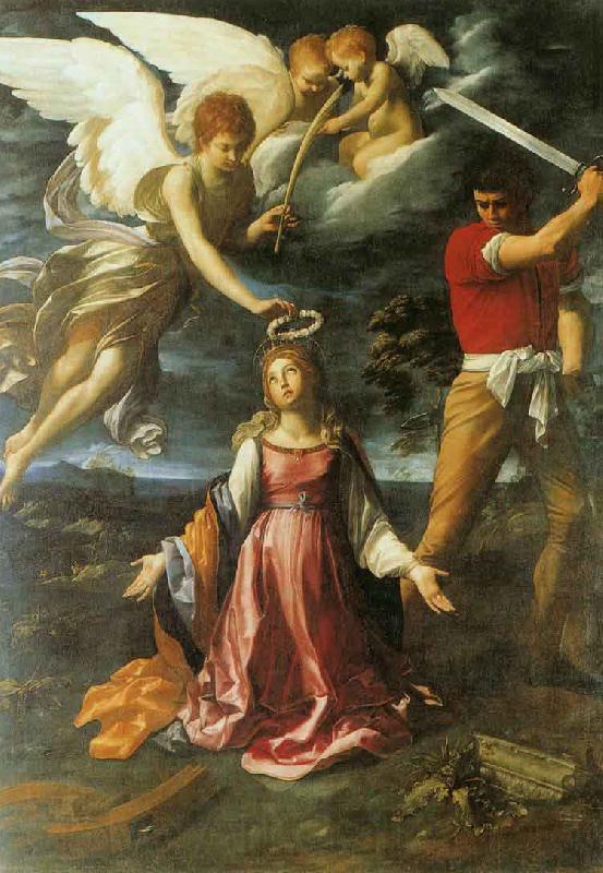 Guido Reni The Martyrdom of St Catherine of Alexandria Spain oil painting art